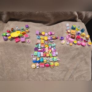 Large Lot Of Shopkins toys created by Moose Toys. Mixed Seasons, 100 Pieces